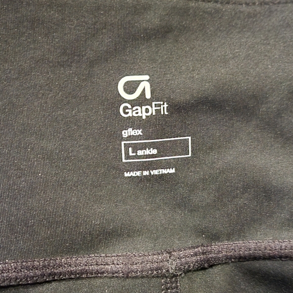 Gap GapFit Gflex Bootcut Leg Large Ankle Regular Rise Black Leggings Pants NWT - Picture 6 of 10